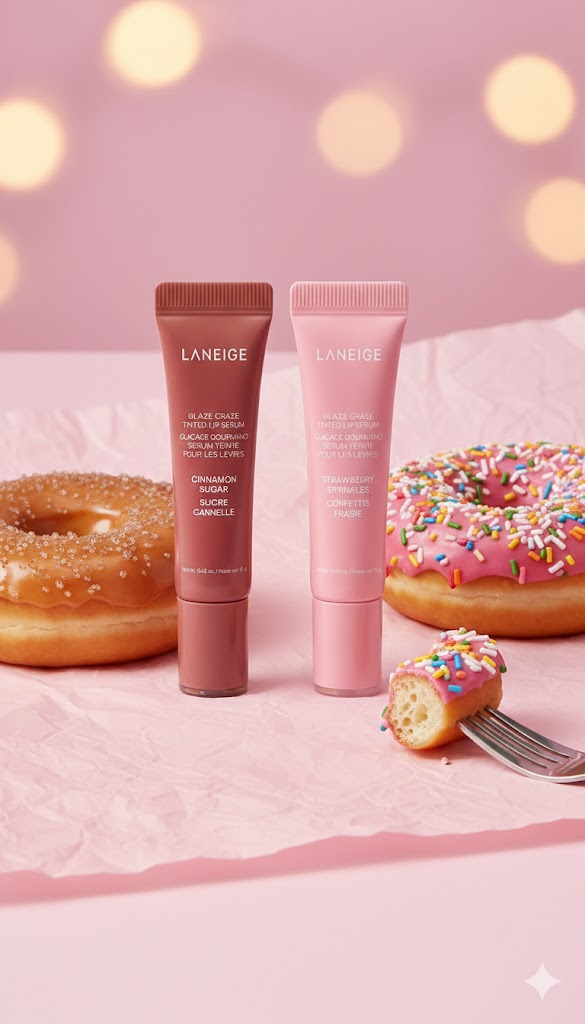Laneige Donut Delight Lip Serum Duo Set